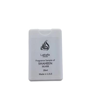 Lattafa Pride EDP Spray 20ML (0.67 OZ) Collection of Travel Size Unisex Perfumes for Men & Women. (20ml Shaheen Silver 20ML)