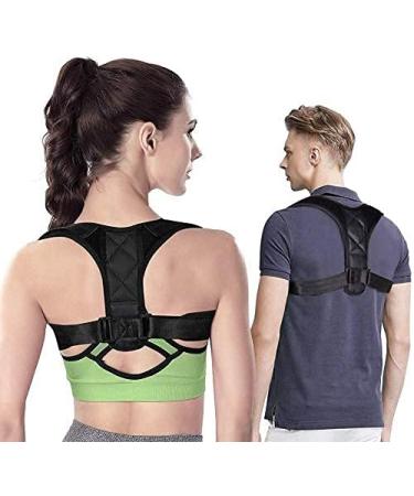 Posture Corrector Posture Corrector & Back Support Brace Clavicle Support Back Brace Corrector for Women and Men Back Brace Decoration - Buy Online on GoSupps.com