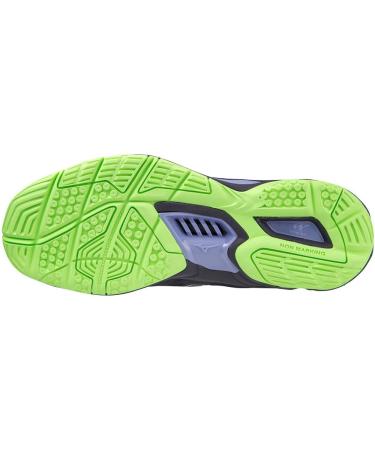 Mizuno Unisex Wave Phantom 3 Indoor Shoes - 40.5 EU - Eblue Techgreen Lolite | International Shipping Available - Buy Online on GoSupps.com