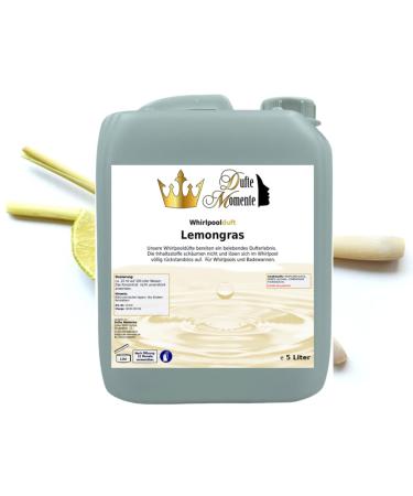 Fragrant Moments Lemongrass Whirlpool Fragrance - 5 liters - Bath additive with pure and natural essential oils - not tested on animals