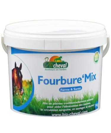Bio-Cheval FourbureMix Equine Supplementary Food 100% Organic Metabolic Support Dried Plant Mix Horse Pony Donkey