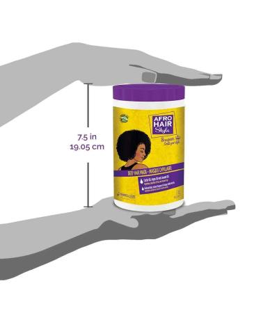 Afrohair Style Mascarilla Capilar 1000g - Nourishing Hair Mask for Curly & Textured Hair | International Shipping Available - Buy Online on GoSupps.com