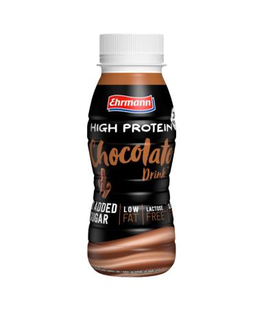 Ehrmann High Protein Chocolate Drink - 250ml x 12 | International Shipping Available - Buy Online on GoSupps.com
