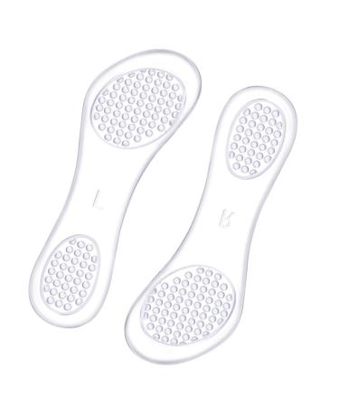 1 Pair High Heel Insoles Inserts 3/4 Gel Cushion Pads Relief Pain High Arch Support Shoe Insoles for Women High Heel Sandals
