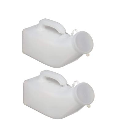 Male Urinal Bottle Male Urinal Long Neck Incontinence Pee Bottle Clear Plastic 1200 Ml