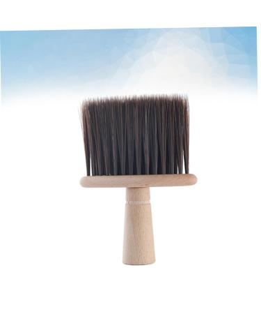 Beavorty Wooden Hairdressing Razor Brush - Soft Facial Shaving Brush for Salon Styling - Size 1 Brown - Clean & Style Hair Effectively - Buy Online on GoSupps.com