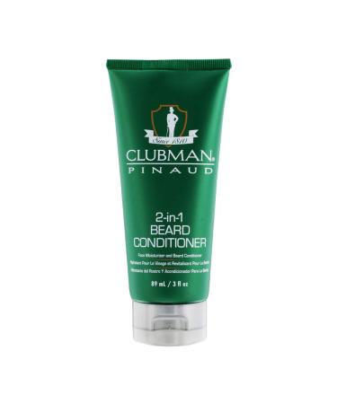 Clubman Pinaud 2-in-1 Beard Conditioner and Face Moisturizer  3 oz 3 Fl Oz (Pack of 1)