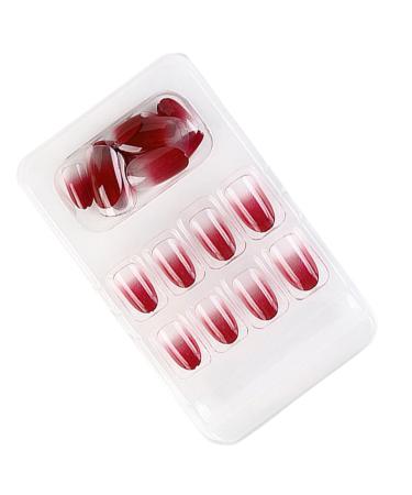 dijiusidy False Nail Fashionable Various Shapes Fingernail Full Coverage Strong Viscosity Adjustable Paster for Manicure Art 33 F741 33 1 count (Pack of 1)