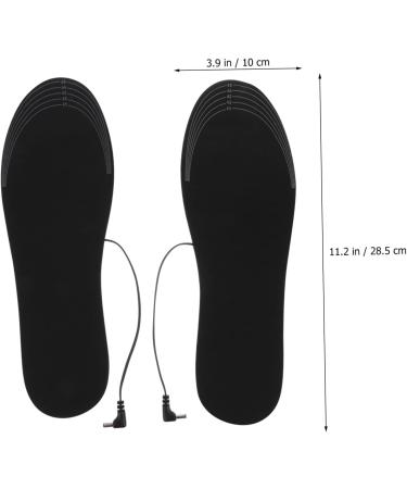 Buy NOLITOY USB Rechargeable Heated Insoles | Warm Washable & Comfortable Foot Warmers for All Shoes - Buy Online on GoSupps.com