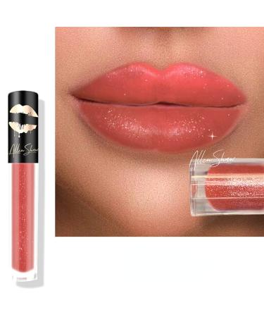 G n rique INTEROOKIE Matte Lip Glaze Bling matte Lip Color Lipstick Crystal Diamond Fine Glitter (203)