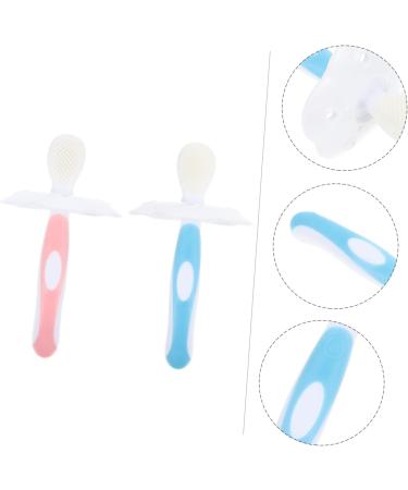 Frcolor Silicone Toothbrush for Babies | Gentle Dental Care Tool for Baby Teeth & Milk Teeth Accessories - Buy Online on GoSupps.com