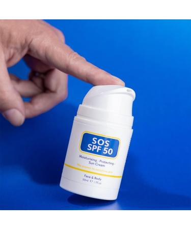 SOS SPF 50 Sun Cream 50ml - Ultimate Sun Protection for Your Skin - Buy Online on GoSupps.com