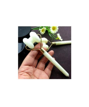 100% Natural Xiuyan Jade Single Point Roller (14cm)
