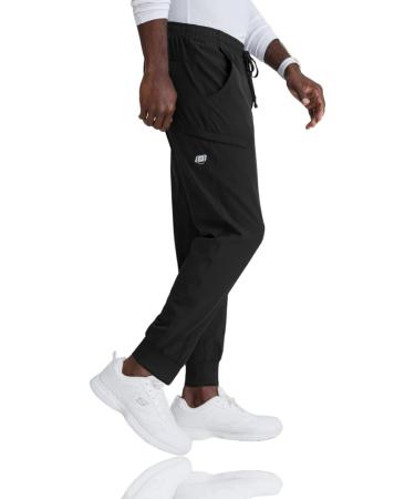 BARCO Skechers Vitality Men's Scrub Jogger - 4-Way Stretch Cargo Pant, Large Black - Buy Online on GoSupps.com