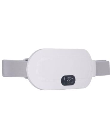 Menstrual Heating Pad Portable Heating Pad for Women and Girls with Cramps (White)