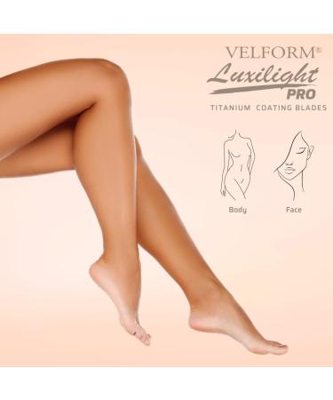 Velform Luxilight Pro - Pain-Free Body Hair Removal with Light Technology & 2 Attachments for All Areas - Buy Online on GoSupps.com
