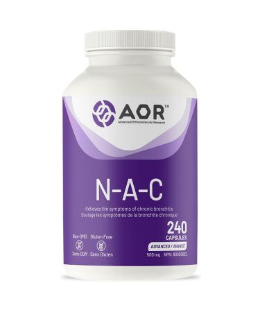AOR N-A-C 500mg - 240 Capsules