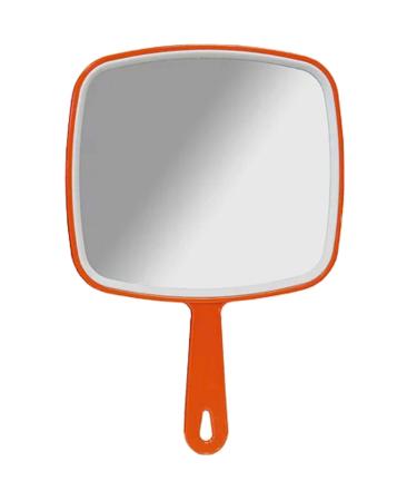 Salon Hairdressing Large Hand Held Mirror (Red)