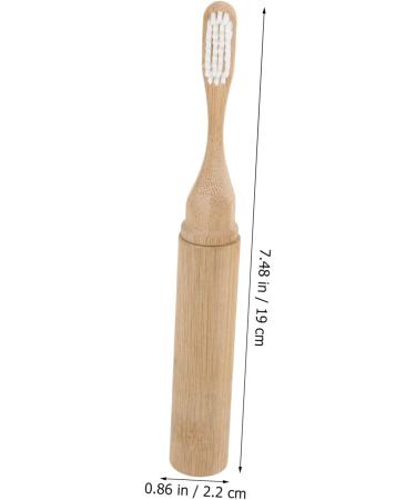 Portable Folding Toothbrush - Soft Bristles Travel-Friendly Wooden Handle - Ideal for Adults | International Shipping Available - Buy Online on GoSupps.com