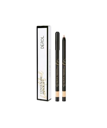 KISSIO Concealer Pencil,Under Eye Concealer,Cover Acne and Freckles,Brightener,Waterproof Long-lasting Concealer(04#MILKTEA)