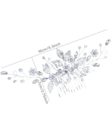 ISLHJDD Flower Bride Wedding Hair Combs Bridesmaid Hair Accessories Bridal Wedding Hair Accessories Wedding Hair Comb Hair Accessory for Brides Girls - Buy Online on GoSupps.com