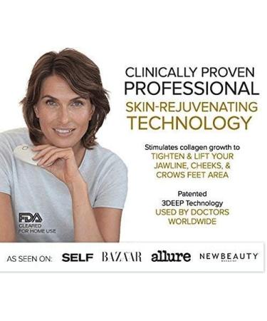 NEWA RF Wrinkle Reduction Device - FDA Cleared Skincare Tool for Facial Tightening | Boosts Collagen, Reduces Wrinkles | 1 Month Gel Supply | Ivory Classic - Buy Online on GoSupps.com