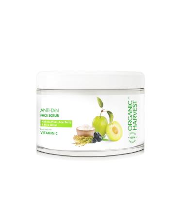 Anti-Tan Face Scrub Kakadu Plum Acai Berry & Rice Water For Men & Women Skin Brightening Face Scrub Sulphate & Paraben-free -100 gm