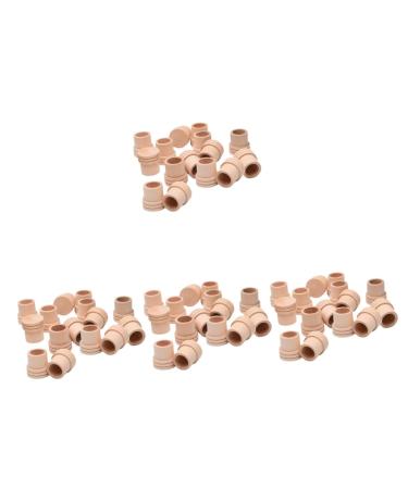 Beaupretty 80 Stk Moxa fire extinguish fire extinguishers for Moxa-Roller Massage roller made of wood Moxibustion Fire extinguisher Professional Moxa extinguish roller Moxibusion device wooden stainless steel