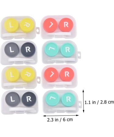 Solustre 16 StK Contact Lens Case - Colorful Glasses Holder for Eye Care & Storage - Ideal for Mass Colored Contact Lenses - Buy Online on GoSupps.com