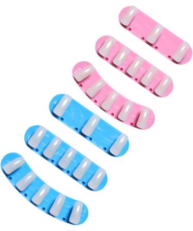 minkissy 4 Boxes Tip Stand for Nails Tip Display Stand Nail Practice Rack Nail Training Rack Manicure Base - Buy Online on GoSupps.com