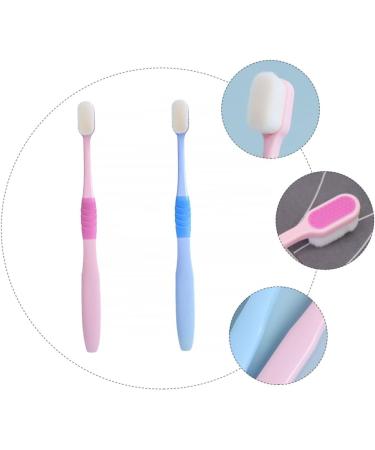 Minkissy 2-Pack Soft Toothbrushes for Gentle Gum Care - Ultra Soft Bristles for Sensitive Teeth & Oral Hygiene - Buy Online on GoSupps.com