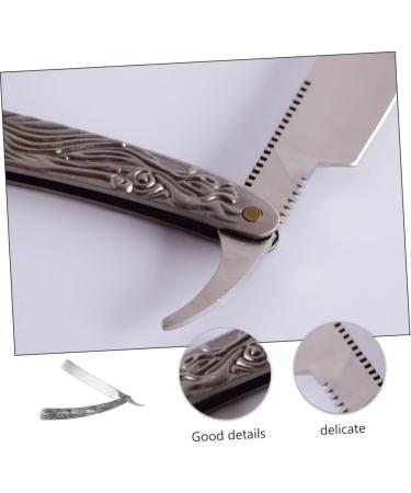WOONEKY 1STK Manual Razor - Vintage Metal Shaving Tool for Men s Haircuts Beard Grooming & Facial Care - Buy Online on GoSupps.com