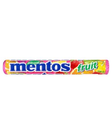 Mentos - Fruit roll - pack of 6 rolls of 38 g