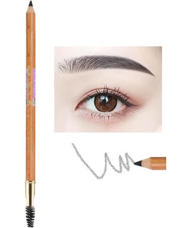 Eye Brow Pencil | Double Ended Eyebrow Pencil - Waterproof Retractable Brow Pencil Makeup Brow Stylist Definer for Girls Girls Black - Buy Online on GoSupps.com
