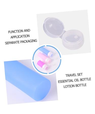 Buy 1 Set Silicone Travel Bottle Set - Anti-Leak Cosmetic Tubes for Women - Refillable Lotions & Toiletries - Perfect for Trips - Buy Online on GoSupps.com