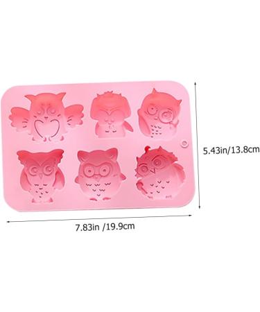 OUNONA 6 Pcs Baking Cake Mold Chocolate Molds Mold for Chocolate Cake Making Mold DIY Cake Mold Baking Pan Roasting Pan Creative Baking Mold Pudding Forest Baking Tools Baking Mould Candy 19.9x13.8cmx3pcs Pinkx3pcs - Buy Online on GoSupps.com