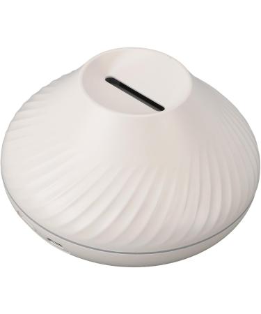 Essential Oil Diffuser - Aroma Diffuser Humidifier with Flame Light | USB Aromatherapy Desk Humidifier for Bedroom & Office - Beige - Buy Online on GoSupps.com
