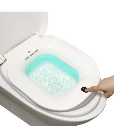 Electric Sitz Bath-Soothes Hemorrhoid treament& Perineum, Postpartum Care Cleanse Vagina & Anal,Collapsible Sitz Bath for Women Men,Like Pregnant Women, Elderly,Hemorrhoid Patients. (Bubble)