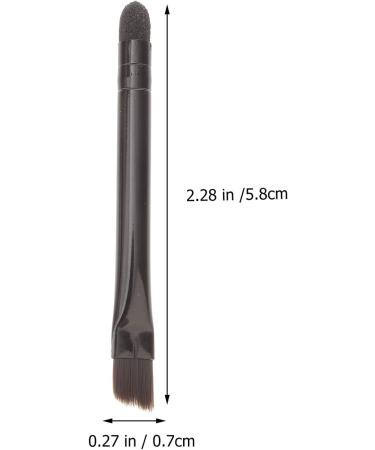 WOONEKY 30 Pcs Eye Shadow Brush Concealer Brush Double Sided Makeup Brush Sponge Stainless Steel Black - Buy Online on GoSupps.com