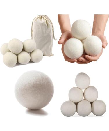 Beautybigbang XXXL 8 Pack Dryer Balls - 100% New Zealand Wool for Softer Laundry | Eco-Friendly Gifts - Buy Online on GoSupps.com