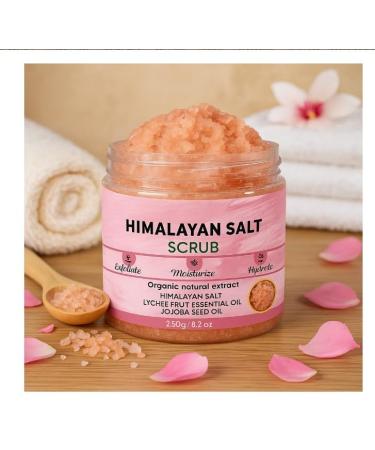 Hydrating Himalayan Salt Body & Facial Scrub Deep-Cleansing Exfoliator That Moisturizes & Softens Skin Gentle Natural Grains for Clear Smooth Skin (All Skin Types) 8 oz - Buy Online on GoSupps.com