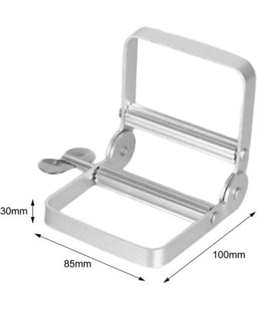 TEONEI Metal Toothpaste Tube Squeezer - Multifunctional Rolling Paint Tube Wringer for Artists, Hair Salons, Painters & More - Buy Online on GoSupps.com