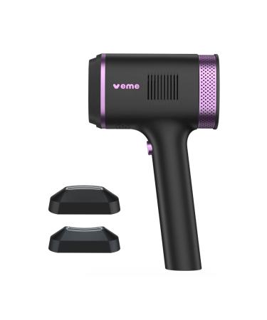 IPL Hair Removal Device with Infinite Flashes and 2 Intelligent Attachments for Bikini Lines Underarms Face Arm Leg Corded Functionality