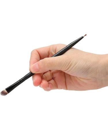Professional Double Ended Eye Shadow Brush Makeup Tool for Easy Application Made of Fibers - Buy Online on GoSupps.com