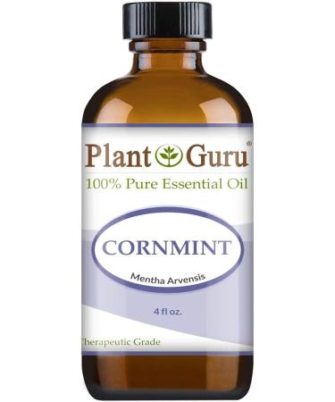 Buy Cornmint Essential Oil 4 oz - 100% Pure Japanese Peppermint - Therapeutic Grade Essential Oil for Aromatherapy & Wellness - Buy Online on GoSupps.com