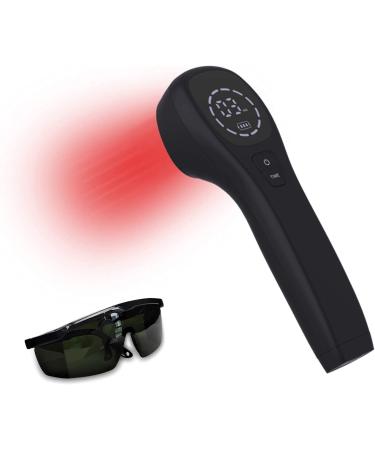 Red Light Therapy Device for Pain Relief Joint and Muscle Pain Reliever Infrared Light with 650nm and 808nm (2x808nm +12X650nm) (Black) - Buy Online on GoSupps.com
