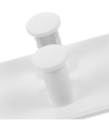 Fondotin 4-Piece Shower Hook Organizer for Safety Razors | Durable ABS Razor Stands | Space-Saving Bathroom Storage | 7.50x5.50x3.00cm White - Buy Online on GoSupps.com