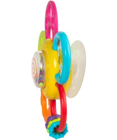 WINFUN 44526 Multi-Coloured Teething Ring with Suction Cup - Safe & Fun International Shipping - Buy Online on GoSupps.com