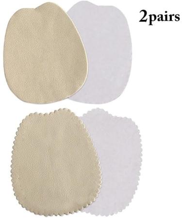 Foot Cushion Pad - Removable Faux Leather Metatarsal Shoe Pads | 2 Pairs Breathable Comfort & Pain Relief - Buy Online on GoSupps.com