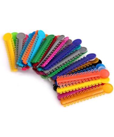 Ocean Aquarius Dental Orthodontic Elastic Ligature Ties 1040Pcs - Multi-Color Rubber Bands - Buy Online on GoSupps.com